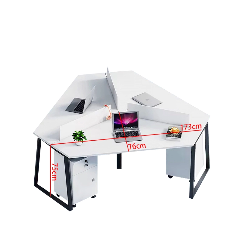 Customized Metal Wood Office Desk 4Person for Hospital and Home Workspace Project Contractor MEIYI - MEI YI