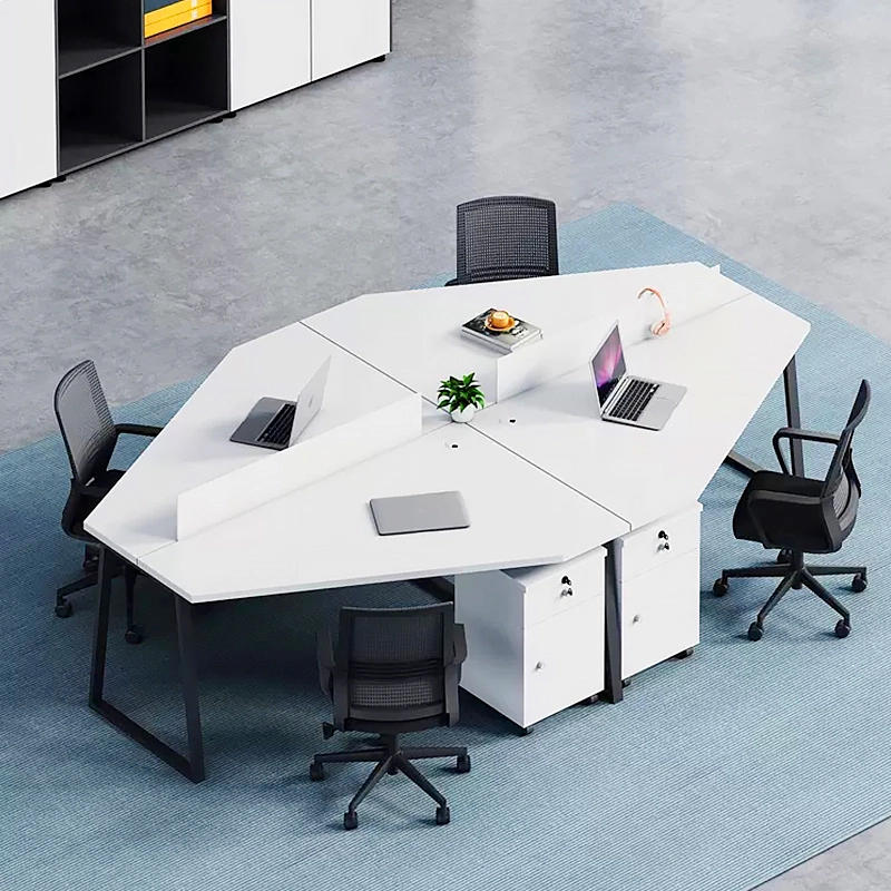 Melamine Wood Metal Open Workstation for Home Office and Hospital Use ODM Solution Provider MEIYI - MEI YI