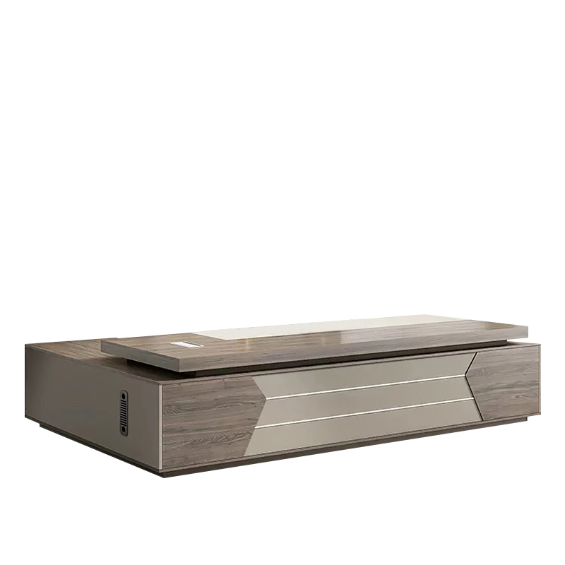 Economical Structure Fashion Executive Chair and Large Desk for Enterprise Management Office Furniture Exporter MEIYI - MEI YI