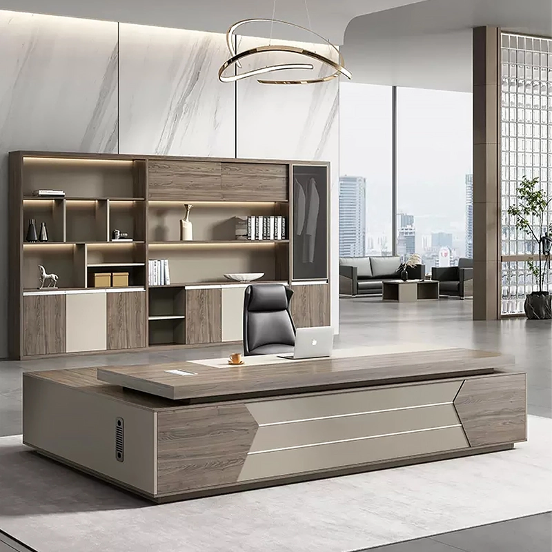 Economical Fashion Executive Furniture Large Desk for Enterprise CEO Room B2B Furniture Vendor MEIYI - MEI YI