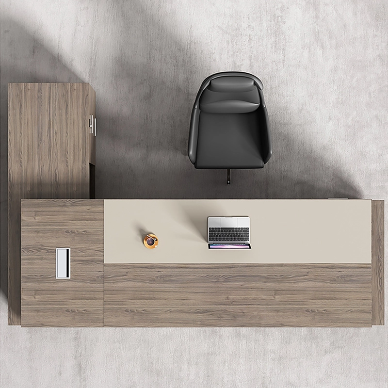 Large Fashion CEO Office Desk Economical Structure for Commercial Executive Area ODM Solution Provider MEIYI - MEI YI