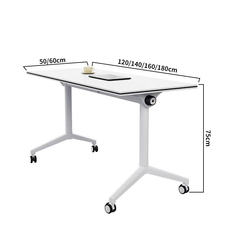 The Efficient Transformer| folding desk: Mobile table easily reconfigures space from training room to team collaboration - MEI YI