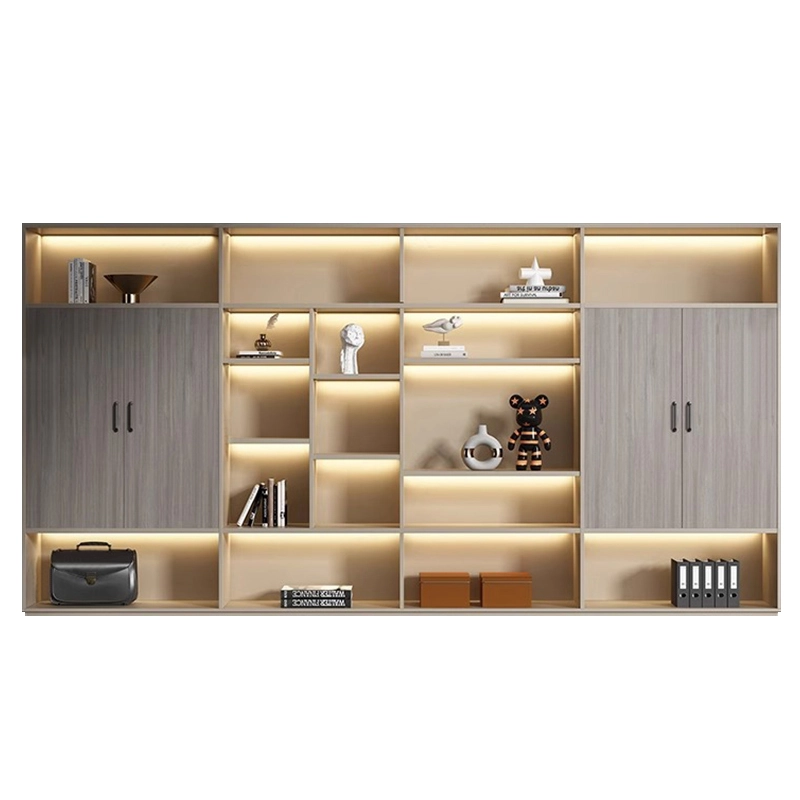 L Shaped High End MFC Luxury Office Table for Professional CEO Working Zone Production Base MEIYI - MEI YI