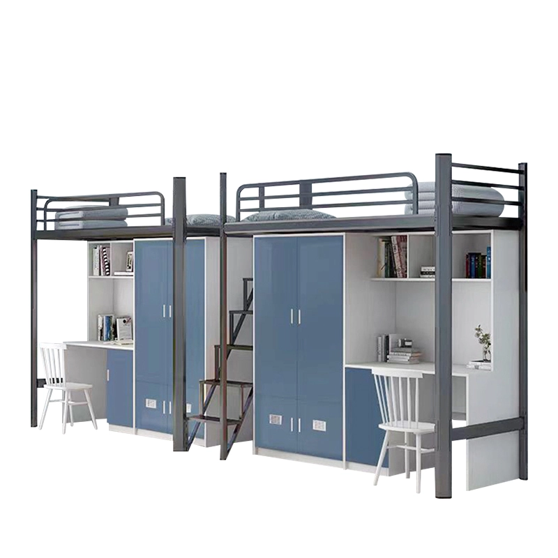 Modern Loft Bed with Desk for College Dormitories - MEI YI