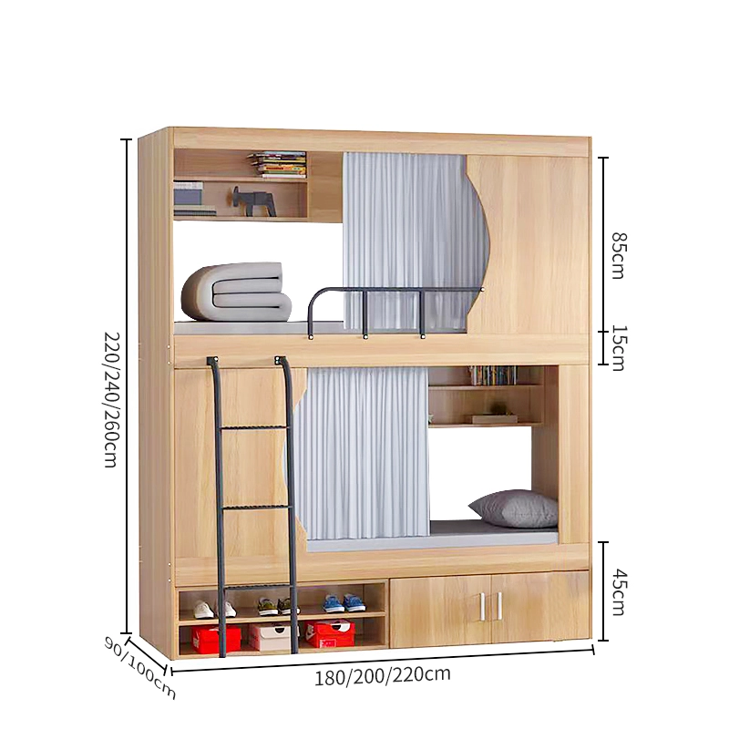 Capsule-Style Bunk Bed Set for Hotels and Apartments - MEI YI