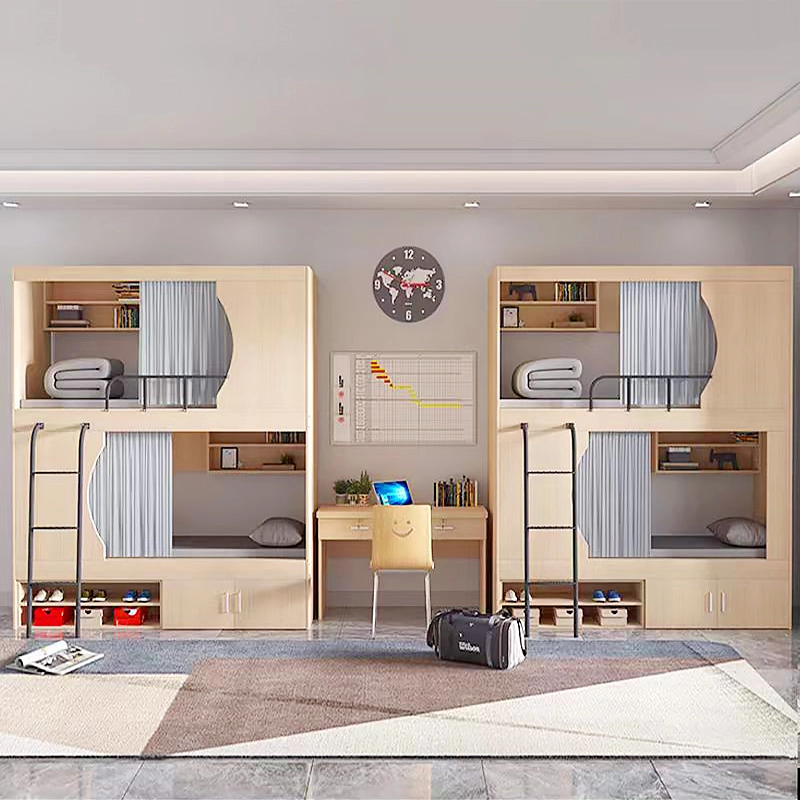 Capsule-Style Bunk Bed Set for Hotels and Apartments - MEI YI