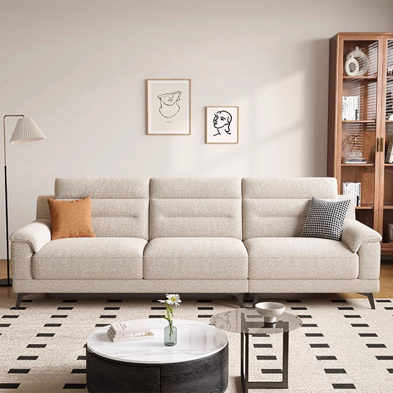 588-(10) - MEI YI Luxury Home Office Furniture Italian Style Couches Furniture Set Leather Sectional Couch Living Room Sofa - MEI YI