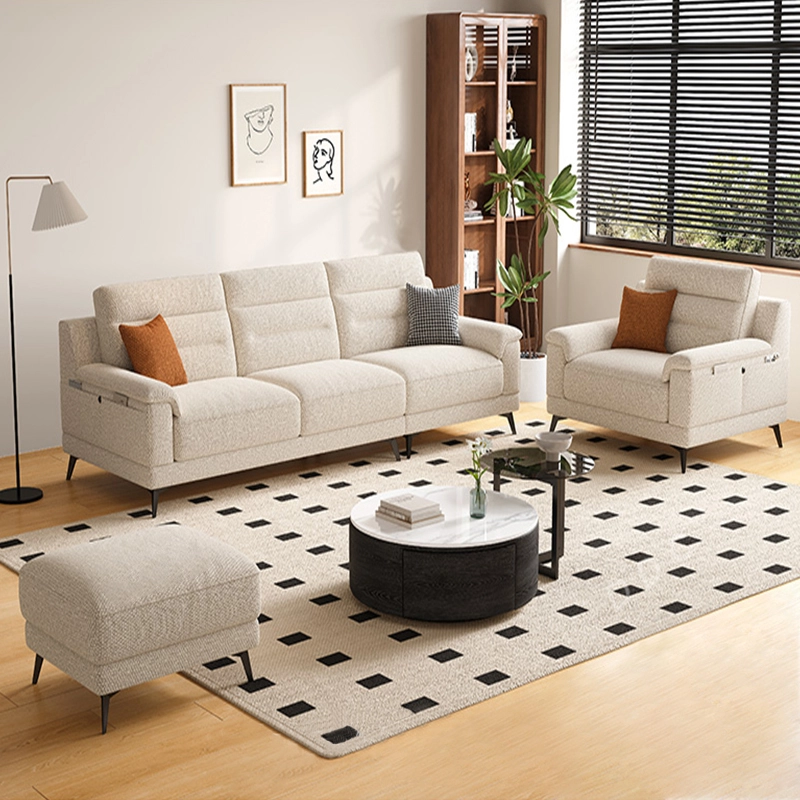 588-(9) - MEI YI Luxury Home Office Furniture Italian Style Couches Furniture Set Leather Sectional Couch Living Room Sofa - MEI YI