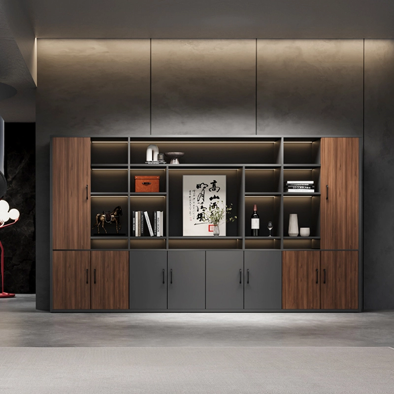 Modern Customized Classic Office Furniture L-Shaped Wooden Furniture Manager Boss Executive Desk - MEI YI