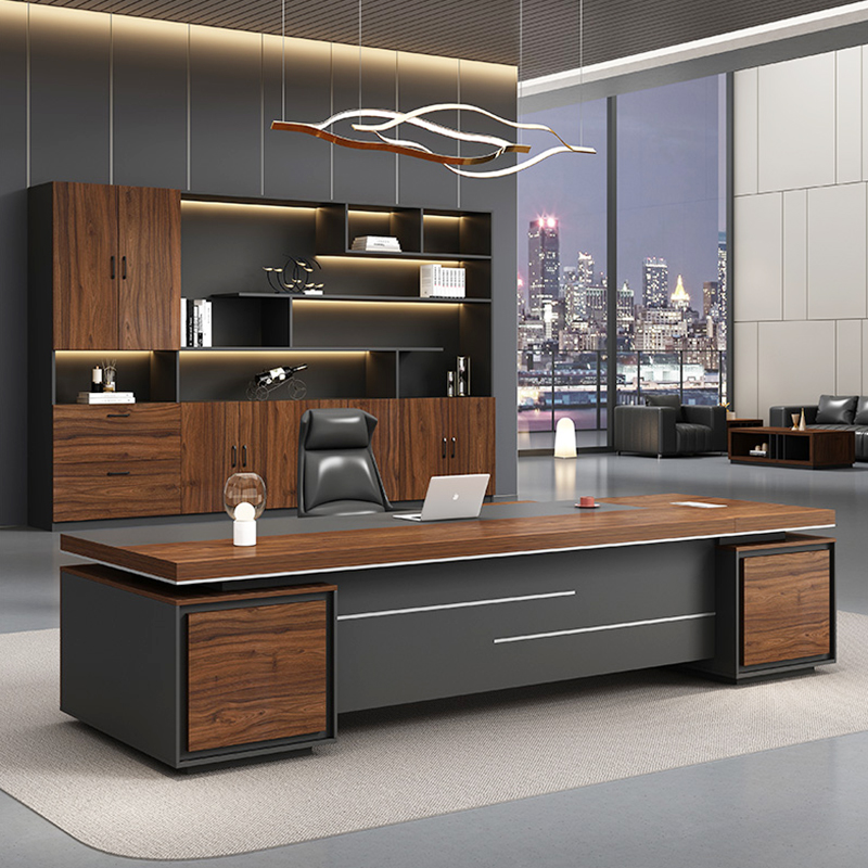 Made in China High End Modern CEO Table Set for Professional Executive Working Zone Production Base MEIYI