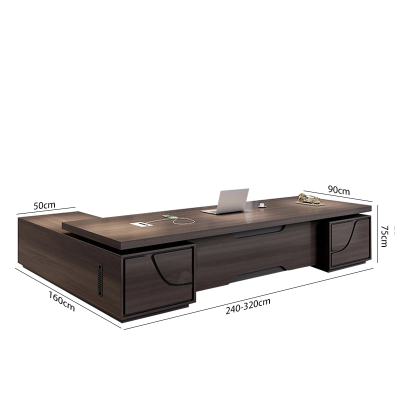 New Design Office Furniture Ceo Executive Office Desk Manager L Shape Furniture Boss Table - MEI YI