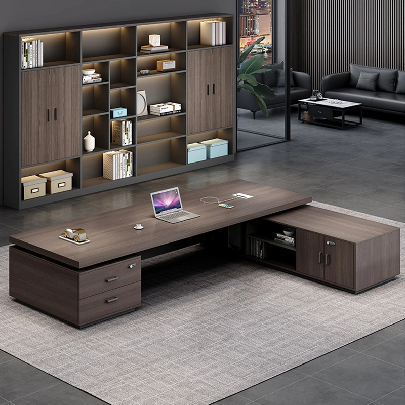 New Design Office Furniture Ceo Executive Office Desk Manager L Shape Furniture Boss Table - MEI YI