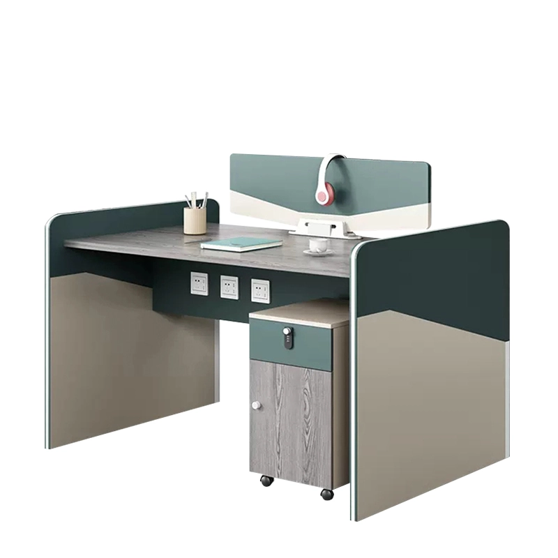 Modern 2 4 6 8 Person Set Workspace Office Building Company Furniture Computer Modular Cubicle Table Desks Workstation - MEI YI