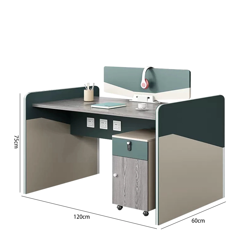 Modern 2 4 6 8 Person Set Workspace Office Building Company Furniture Computer Modular Cubicle Table Desks Workstation - MEI YI