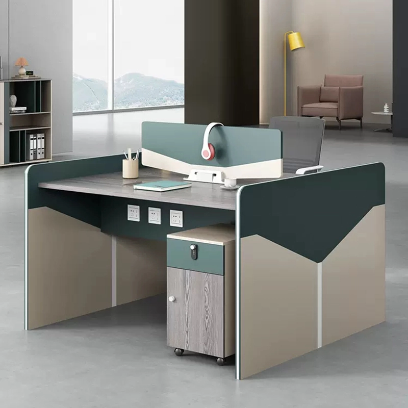 Modern 2 4 6 8 Person Set Workspace Office Building Company Furniture Computer Modular Cubicle Table Desks Workstation - MEI YI