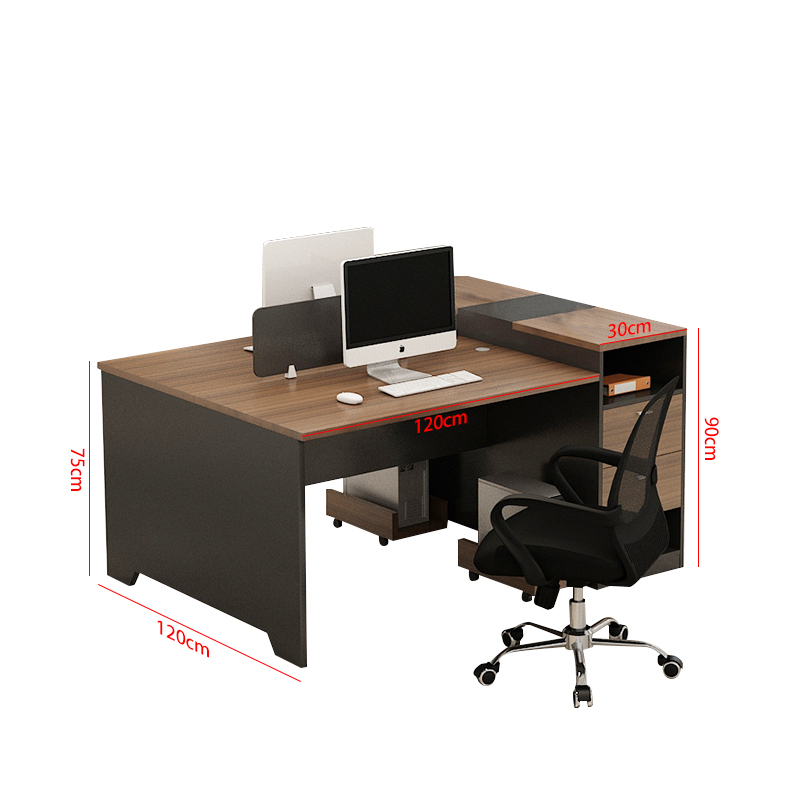 Good Craft Modern Melamine Wooden Office Cubicle Workstation for Staff Office OEM Manufacturer MEIYI