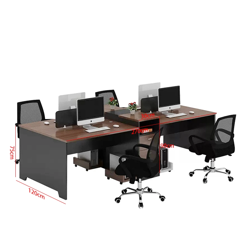 Panel Style Extendable Office Workstation Wooden MFC Material for Business Office Layout ODM Solution Provider MEIYI - MEI YI