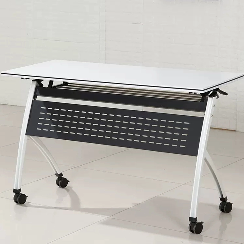 Folding Conference Discussion Table Office Furniture Combination Moving Table Education Institute Training Table - MEI YI Folding Conference Discussion Table Office Furniture Combination Moving Table Education Institute Training Table - MEI YI