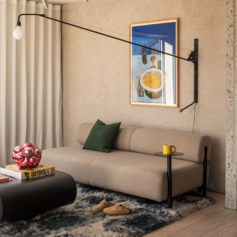 Corduroy Fabric Tofu Cube Sofa Compression Design for Small Apartment Space Furniture Wholesaler MEIYI