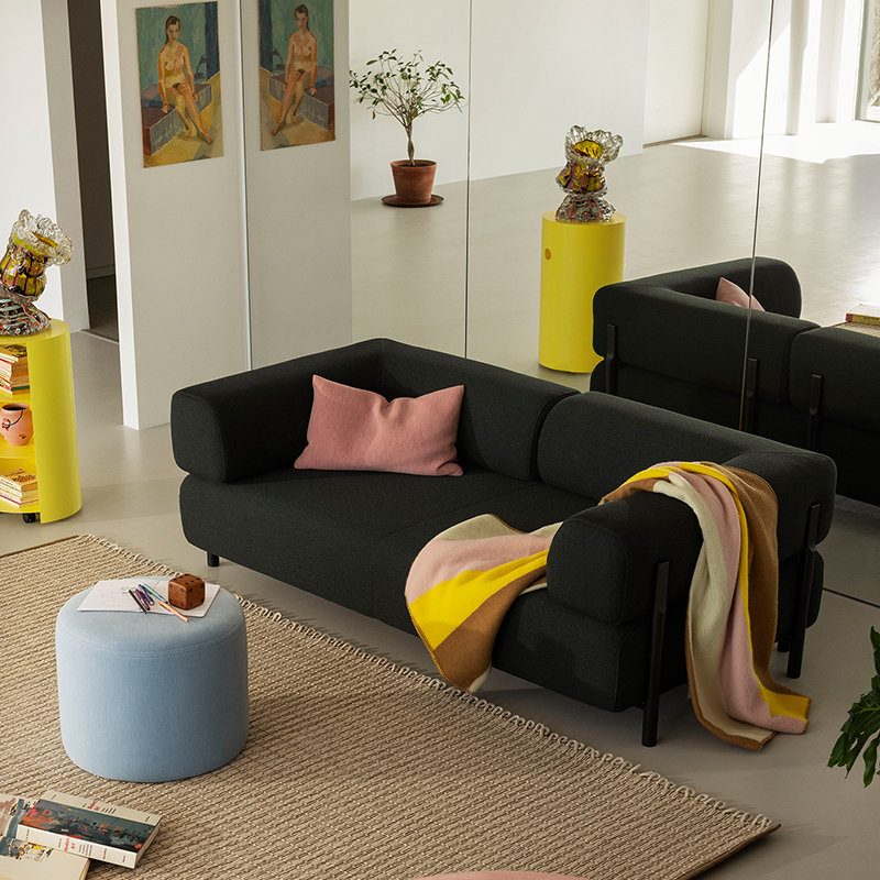 Space Saving Modular Compression Sofa Tofu Cube Design for Modern Living Room OEM Manufacturer MEIYI