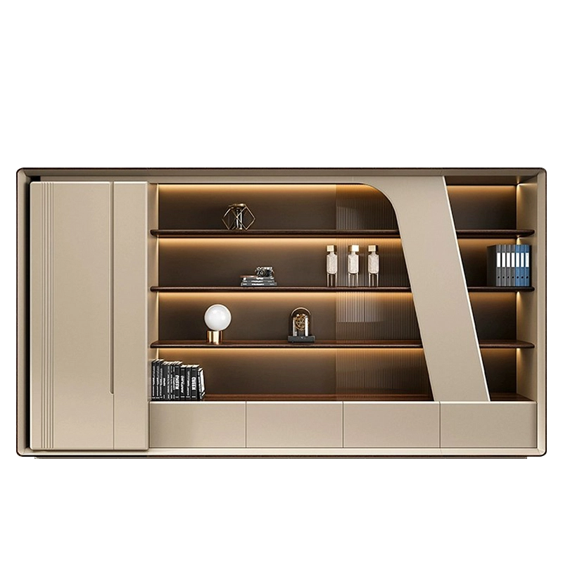 Designer Executive Desk with Modular L-Shaped Structure for Office and Home Interiors, OEM Producer – MEI YI Furniture - MEI YI