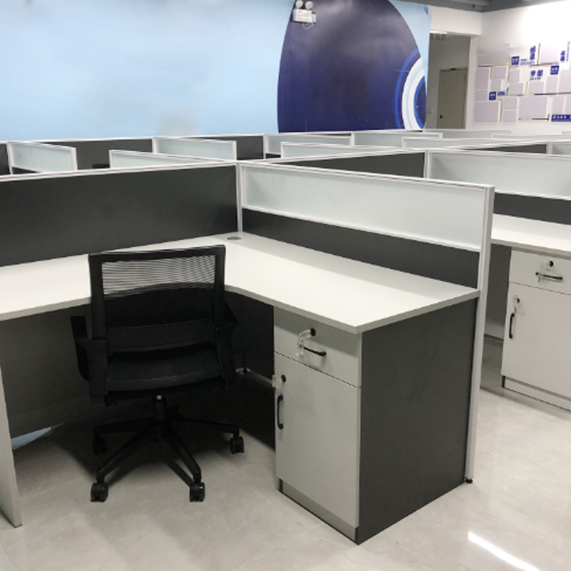 Modular office furniture modern desk workstation suitable for open employee workstations