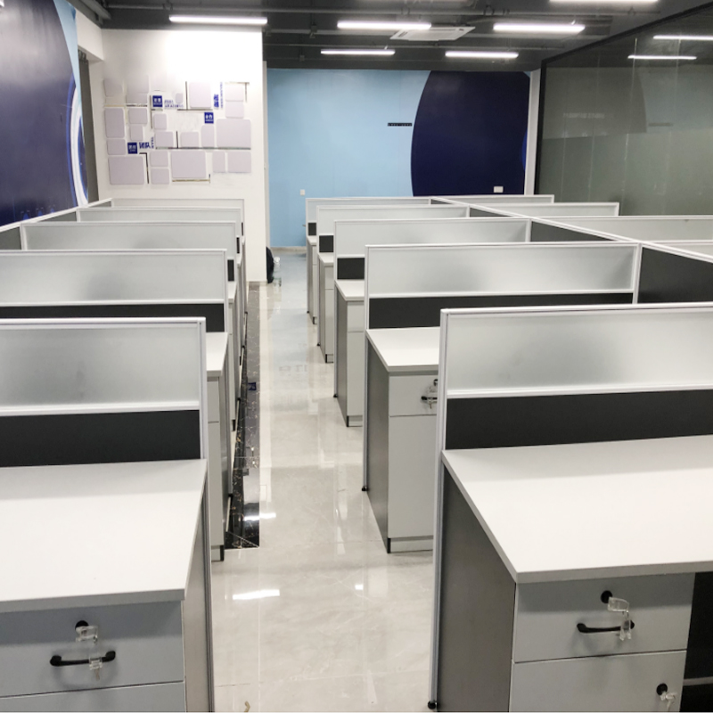 Modular office furniture modern desk workstation suitable for open employee workstations