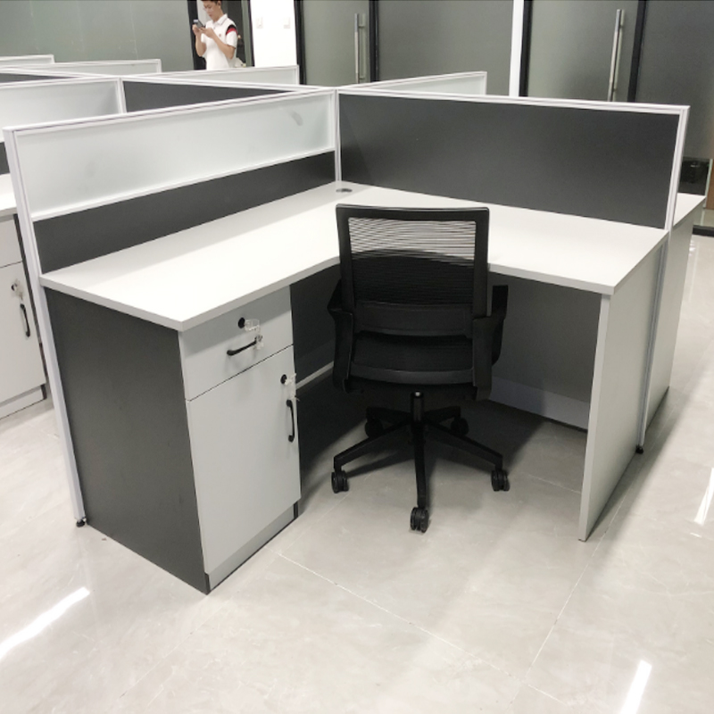 Modular office furniture modern desk workstation suitable for open employee workstations