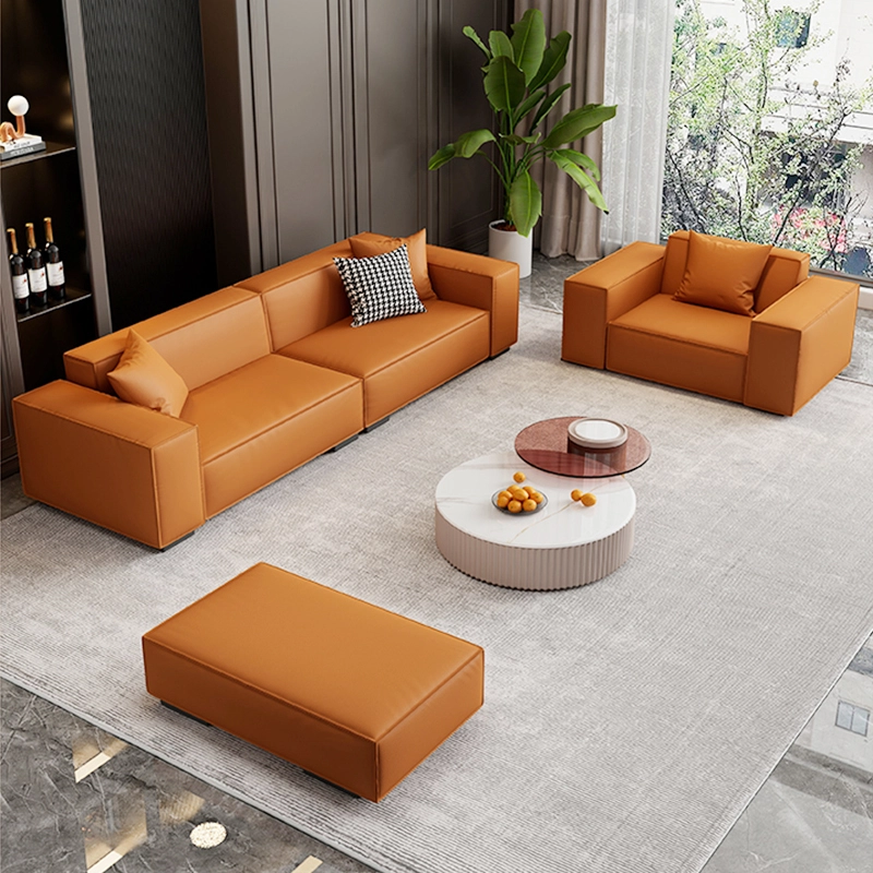 Executive Leather Sectional Sofa for Office and Living Room Working Environment MEIYI - MEI YI