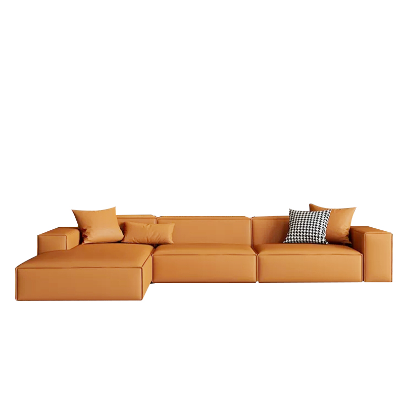 Modern Sectional Leather Couch Furniture for Home and Office Space Reliable Supplier