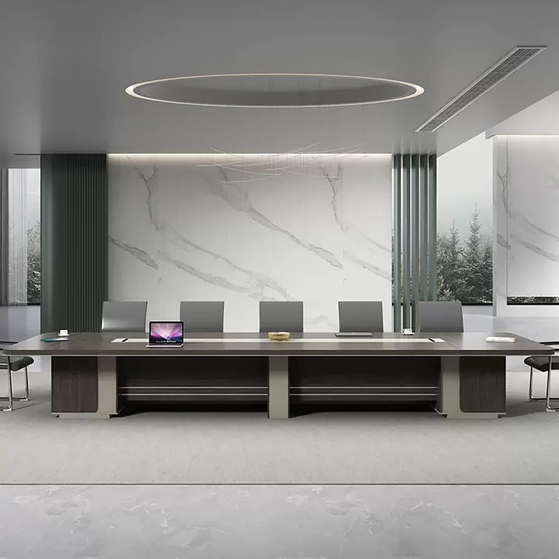 Commercial Office Furniture Supplier's Modern 10-Person Meeting Table Cheap Price Wooden Conference Table for Conference Room - MEI YI