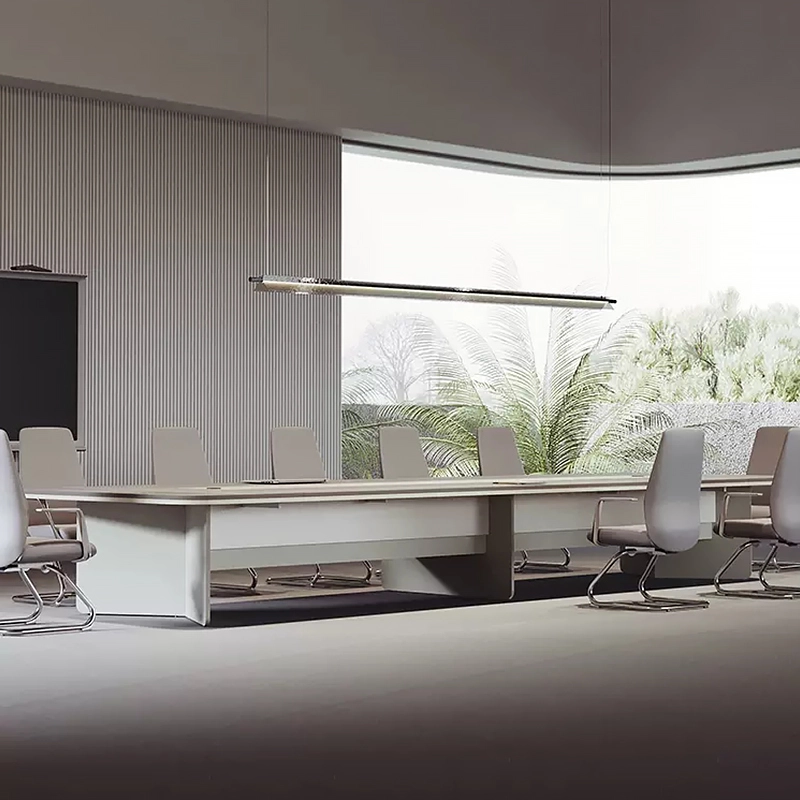 Simple Modern Office Desk Large Long Conference Table Chair Combination for Training Reception Meeting Room Furniture - MEI YI