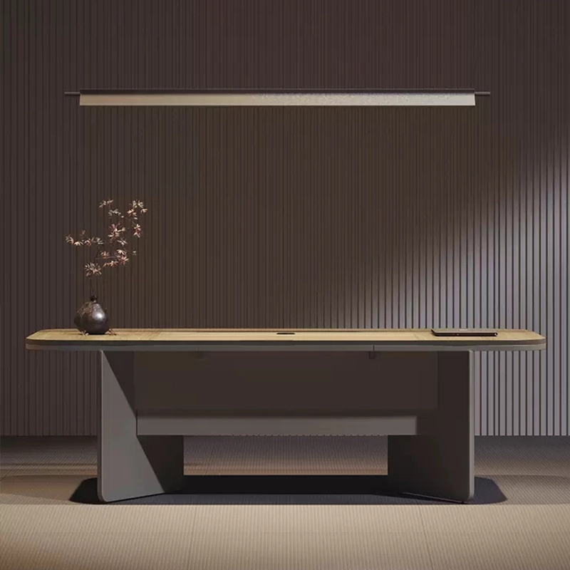 Simple Modern Office Desk Large Long Conference Table Chair Combination for Training Reception Meeting Room Furniture - MEI YI