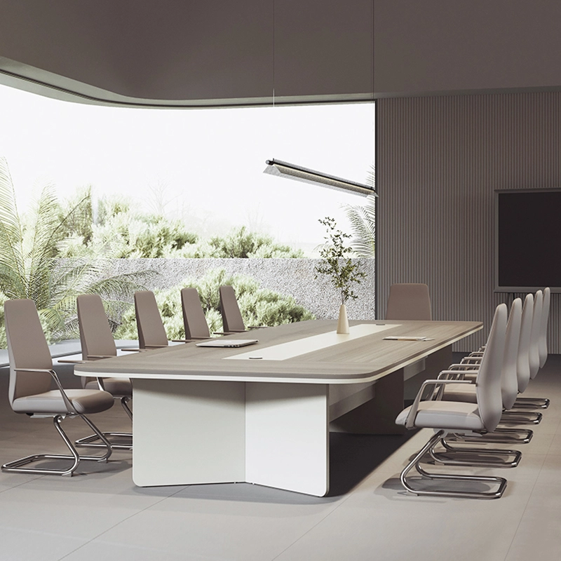 Simple Modern Office Desk Large Long Conference Table Chair Combination for Training Reception Meeting Room Furniture - MEI YI