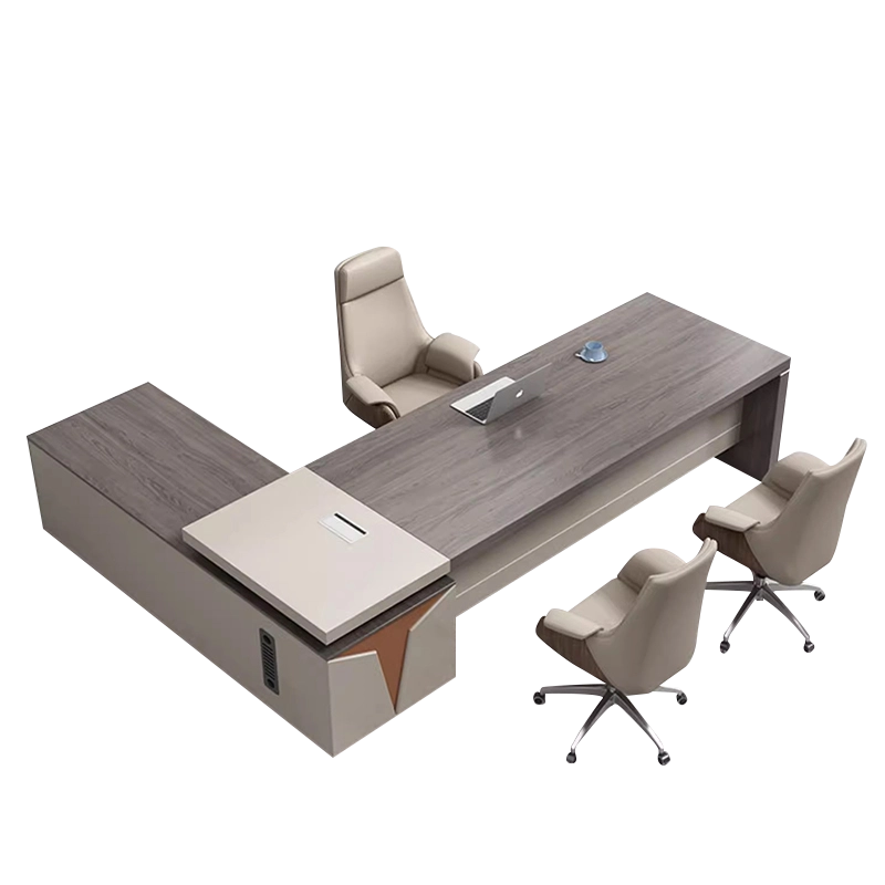Office Furniture Manufacturer, Executive Desk with High-Density Particle Board Construction and Ample Workspace, Factory-Direct Supply – MEI YI Furniture - MEI YI