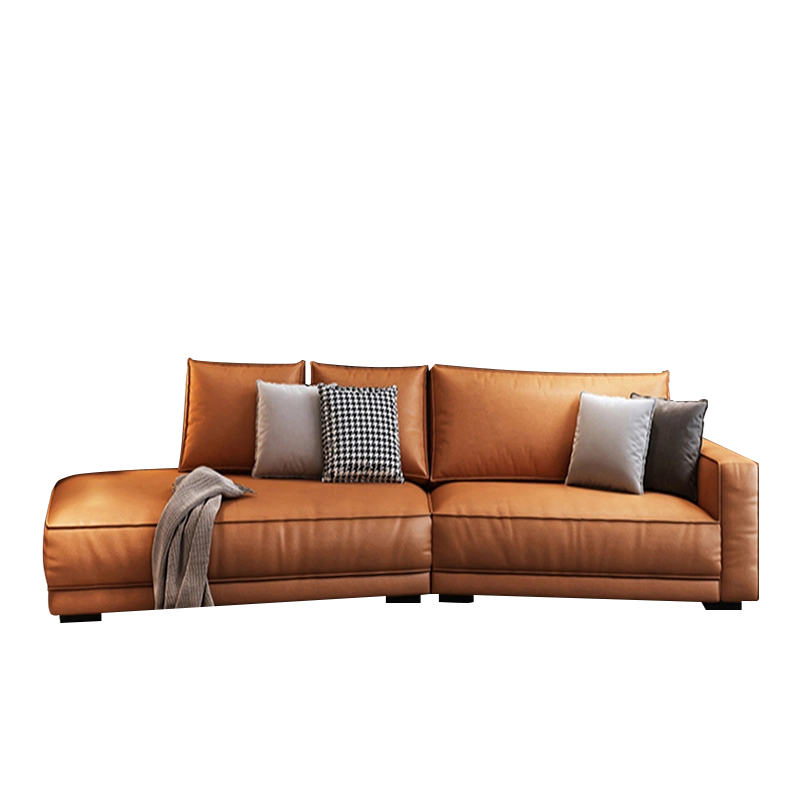 Modern Living Room Sectional Sofa Velvet Nanotech Fabric for Family Leisure Space Furniture Wholesaler MEIYI - MEI YI