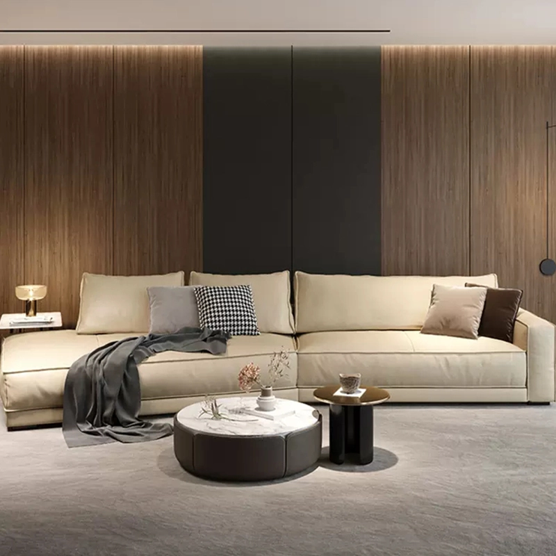 Modern Sectional Reception Sofa Velvet Nanotech Cloth for Household Leisure Zone Professional Production Base - MEI YI Modern Sectional Reception Sofa Velvet Nanotech Cloth for Household Leisure Zone Professional Production Base - MEI YI