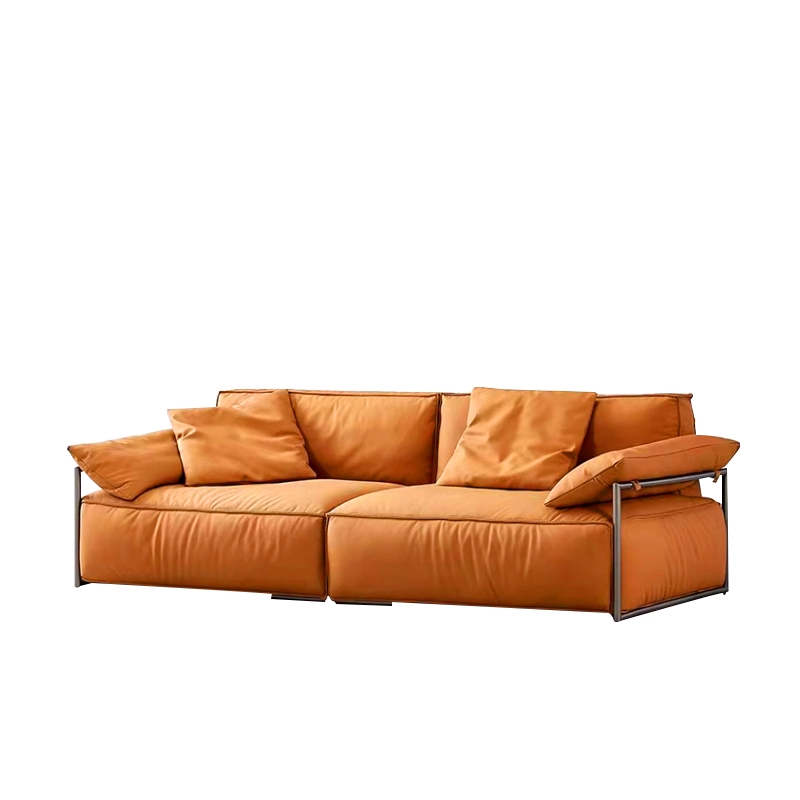 616-(3) - MEI YI Office Furniture Sofa Modern Minimalist Chinese Business Reception Leather Reception Sofa Set - MEI YI