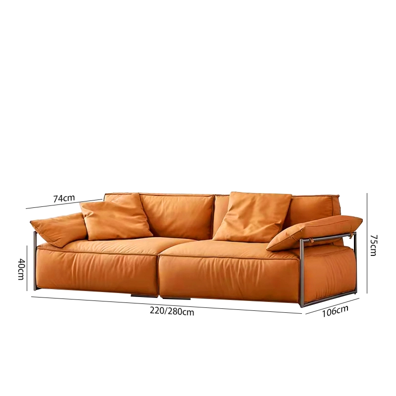 616-(4) - MEI YI Office Furniture Sofa Modern Minimalist Chinese Business Reception Leather Reception Sofa Set - MEI YI