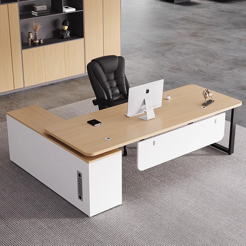 Modern Executive Office Desk Set with Ergonomic Chair - MEI YI