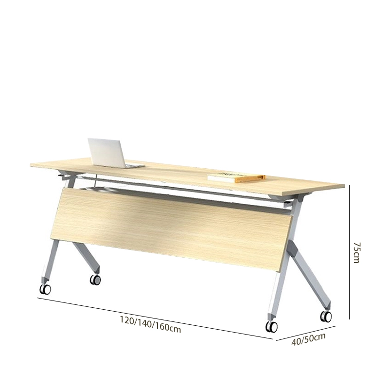 Removable Folding Modern Executive Training Table Thickened Plate Iron Frame Long Table Multifunctional Splicing Combination - MEI YI