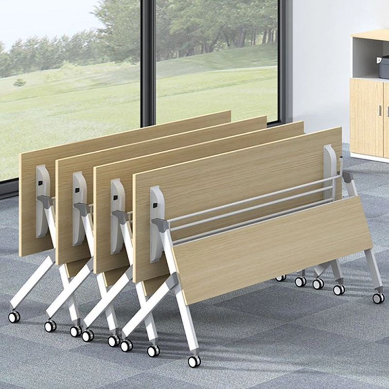 Removable Folding Modern Executive Training Table Thickened Plate Iron Frame Long Table Multifunctional Splicing Combination - MEI YI