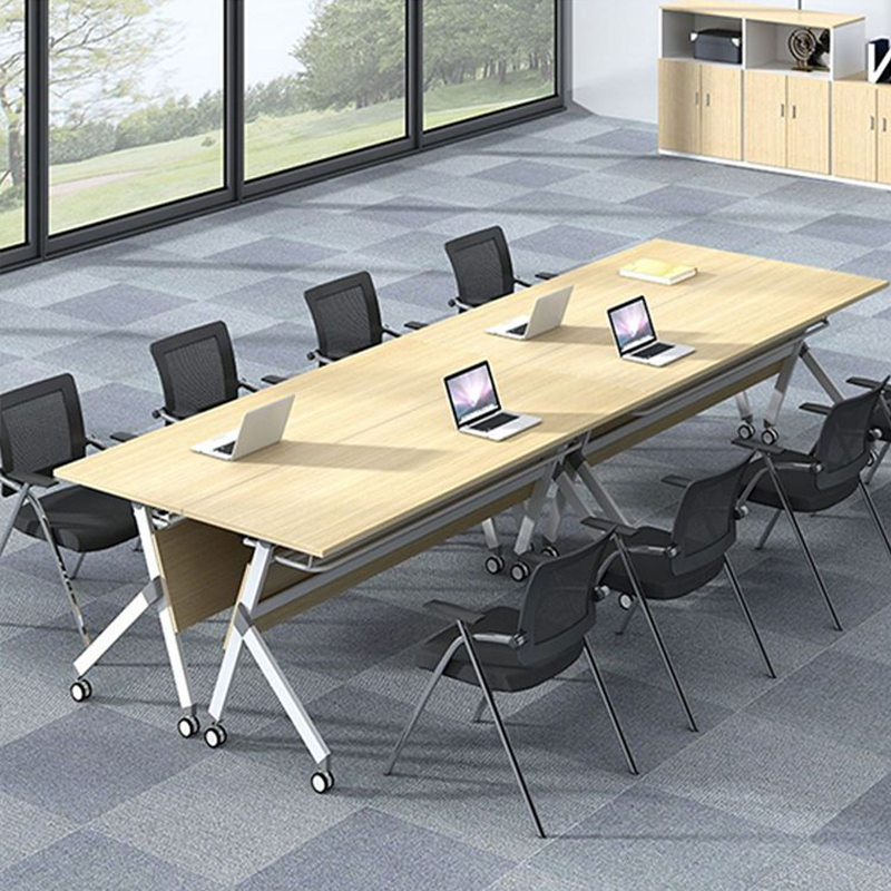 Removable Folding Modern Executive Training Table Thickened Plate Iron Frame Long Table Multifunctional Splicing Combination