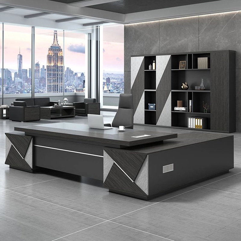 Manager Wooden Office Table With Desk Organizer For Institutional Executive Room Export Trader MEIYI - MEI YI