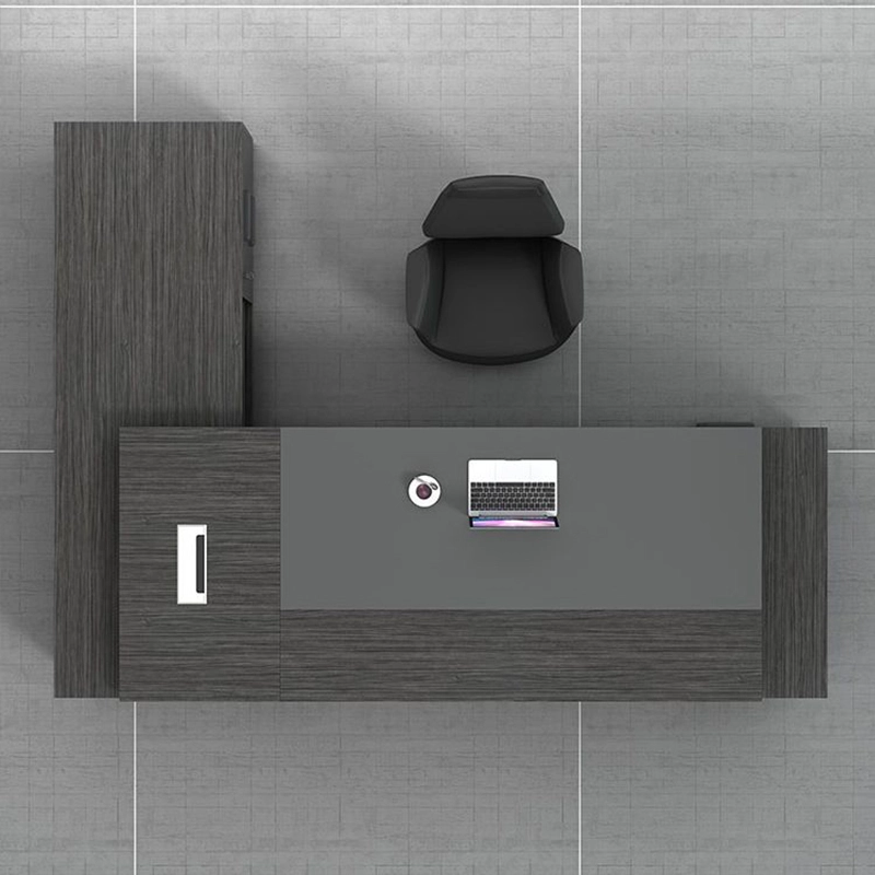 Premium Wood CEO Office Desk With Organizer Function For High Level Office Authorized Distributor MEIYI - MEI YI