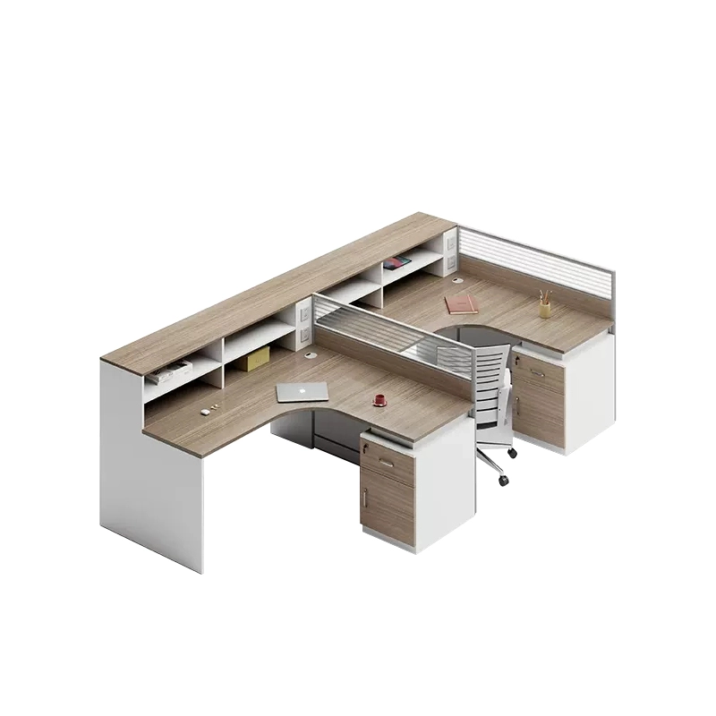 For 4 to 6 Person Modular Workstation Aluminum Glass Barrier Office Table Combination Furniture Office Chairs and Desk - MEI YI For 4 to 6 Person Modular Workstation Aluminum Glass Barrier Office Table Combination Furniture Office Chairs and Desk - MEI YI