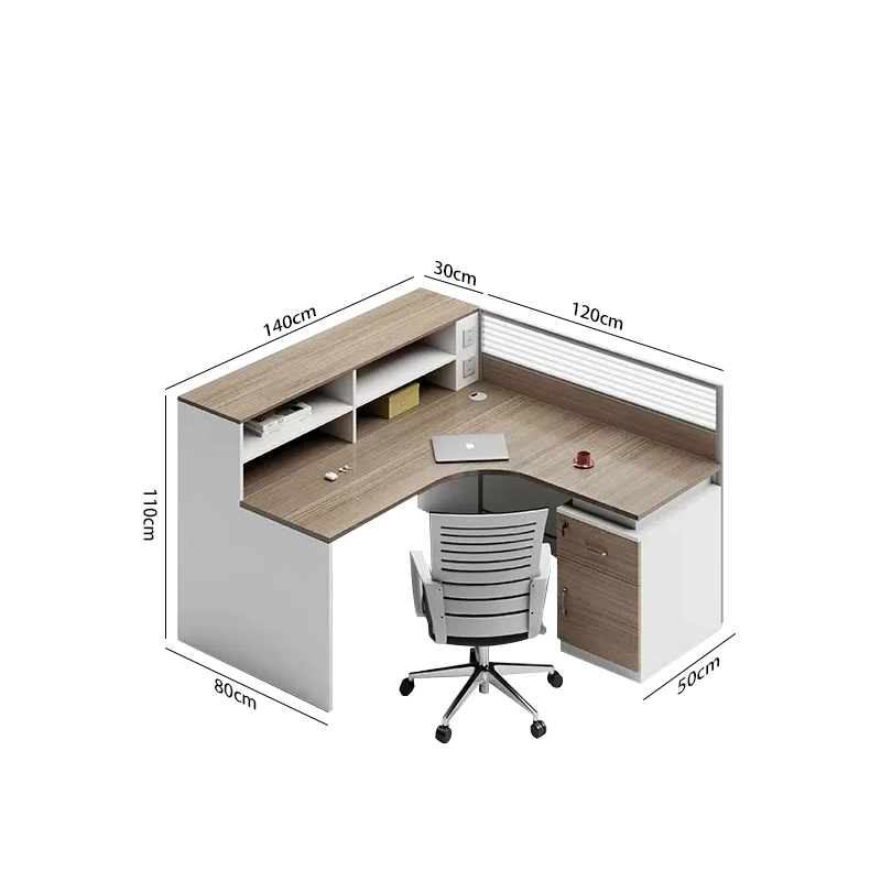 For 4 to 6 Person Modular Workstation Aluminum Glass Barrier Office Table Combination Furniture Office Chairs and Desk - MEI YI