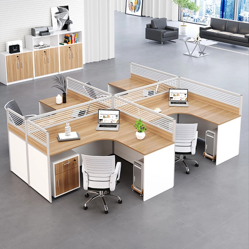 Group Administrative Staff Computer Desk Modular Design for Commercial Office Direct Factory Supplier MEIYI - MEI YI