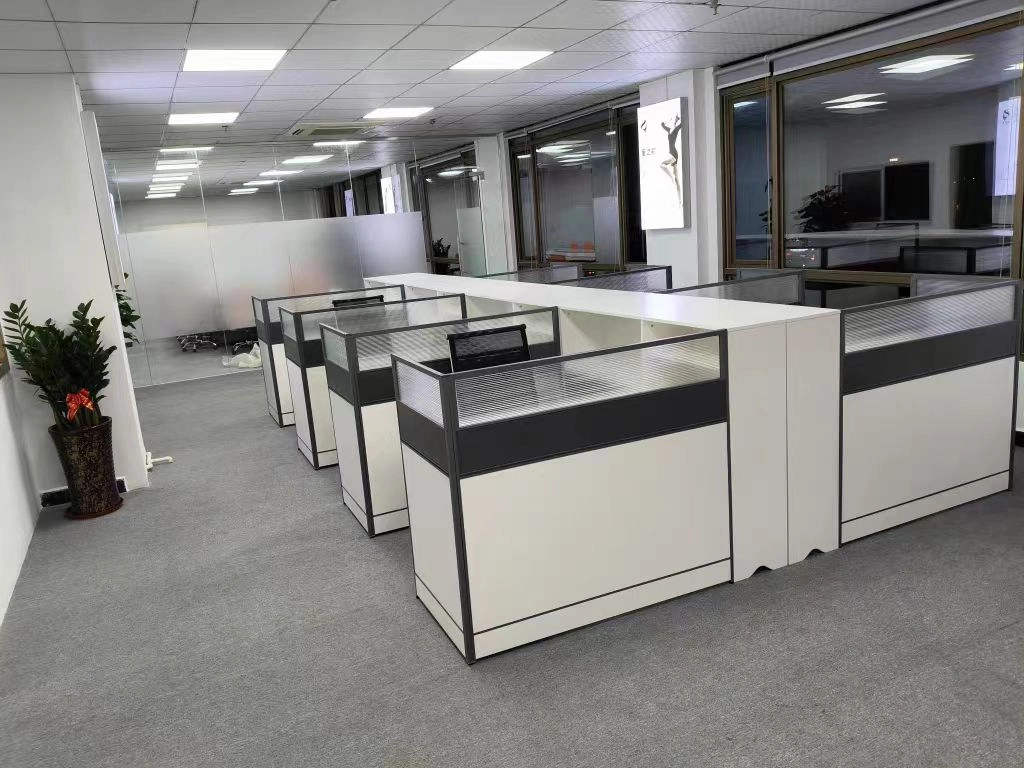 Office Furniture Cubicle Workstation With High Cabinet for Business Staff Workspace Furniture Wholesaler MEIYI - MEI YI