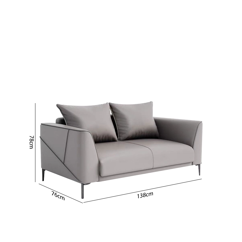 645-(7) - MEI YI Modern Commercial Office Reception Sofa Set – Leather Office Couch for Professional Office Furniture Layouts - MEI YI